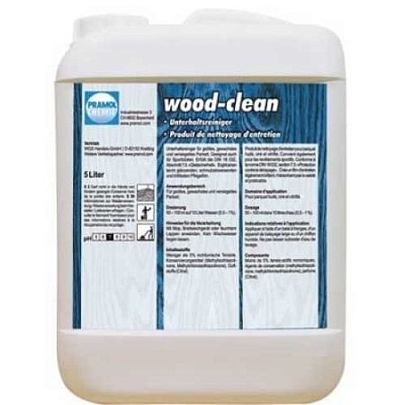Профессиональная химия Pramol Chemie WOOD-CLEAN - чистящее средство для повседневной чистки лакированного паркета